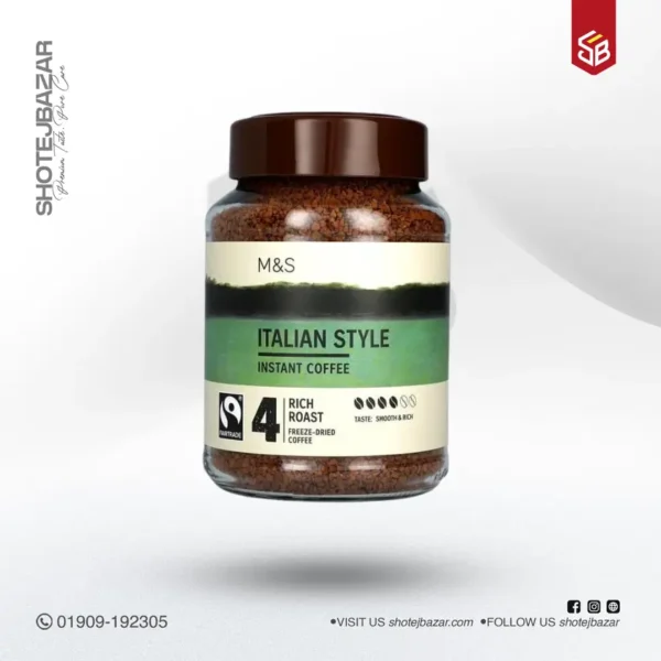 M&S Fairtrade Italian Style Instant Coffee 200g - Image 1