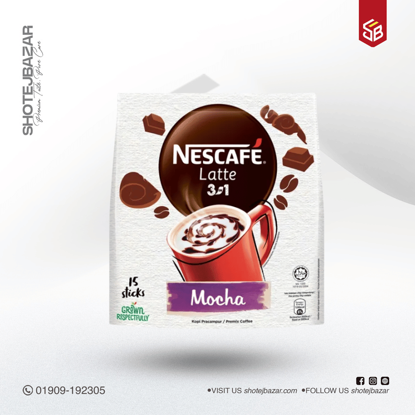 38 Nescafe 3 In 1 Latte Mocha 15 sticks - Image 1