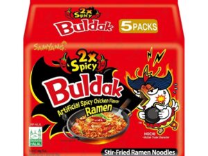 2x Spicy Hot Chicken Flavor Ramen Noodles