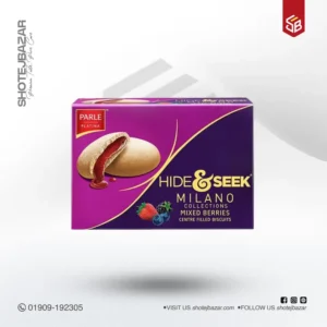 Parle Milano Hide & Seek Centre Filled Mixed Berries Biscuits, 125g Pack