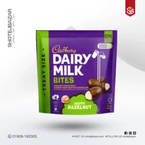 Chocolate Cadbury Dairy Milk BITES HAPPY HAZELNUT Bag 120g Coklat