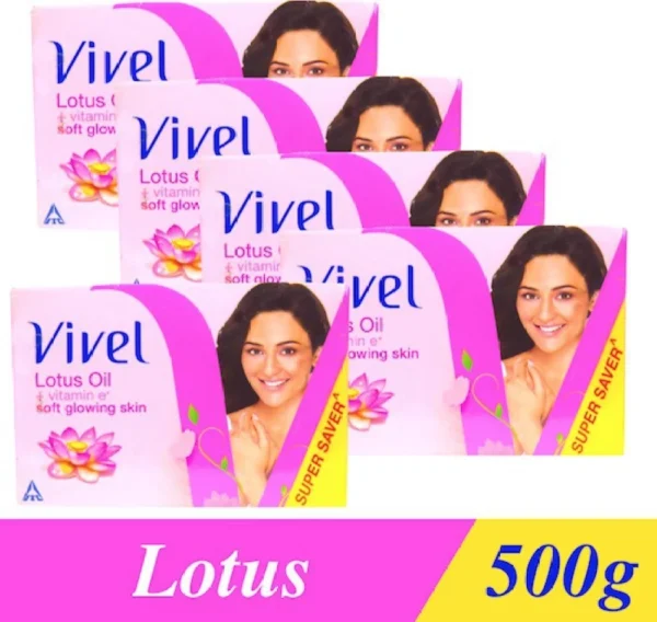 Vivel Lotus oil soap 100g pack of 5