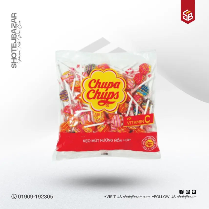 Chupa Chups Lollipop Vitamin C 1 packet 60 pcs Chupa Chups Lollipop Vitamin C 1 packet 60 pcs