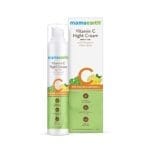 Mamaearth Vitamin C Night Cream for Skin Illumination | Overnight Damage Repair Moisturizer with Gotu Kola