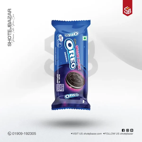 Cadbury Oreo Biscuits Vanilla cream (46.03gm x 12pcs) - Image 1