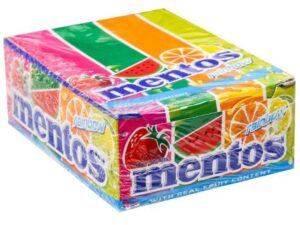 Mentos Rainbow flavour candy