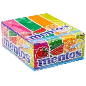 Mentos Rainbow flavour candy