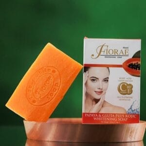 Fiorae Papaya & Gluta Plus Kojic Whitening Soap