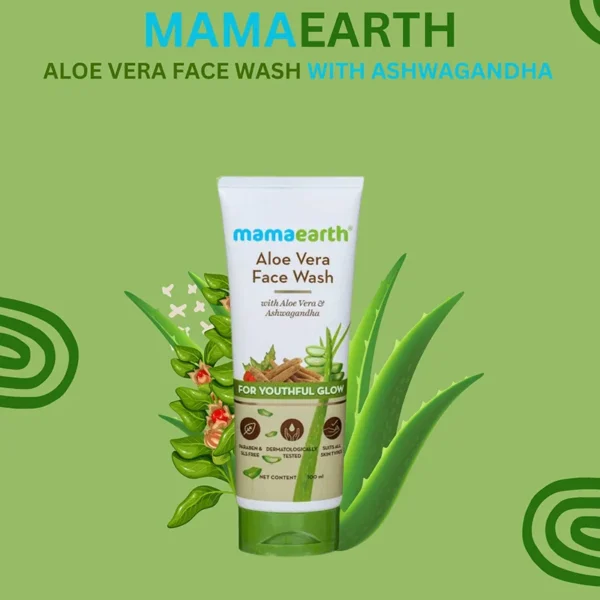 mamaearth aloevera facewash