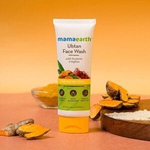 mamaearth ubtan facewash