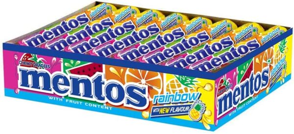 Mentos Rainbow flavour candy