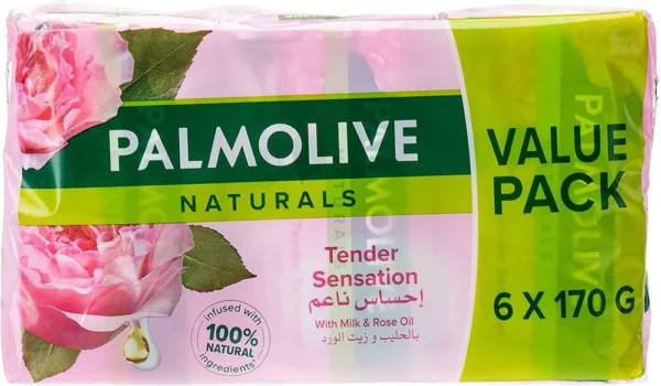 Palmolive Naturals Tender Sensation with Milk & Rose Oil Soap 170g