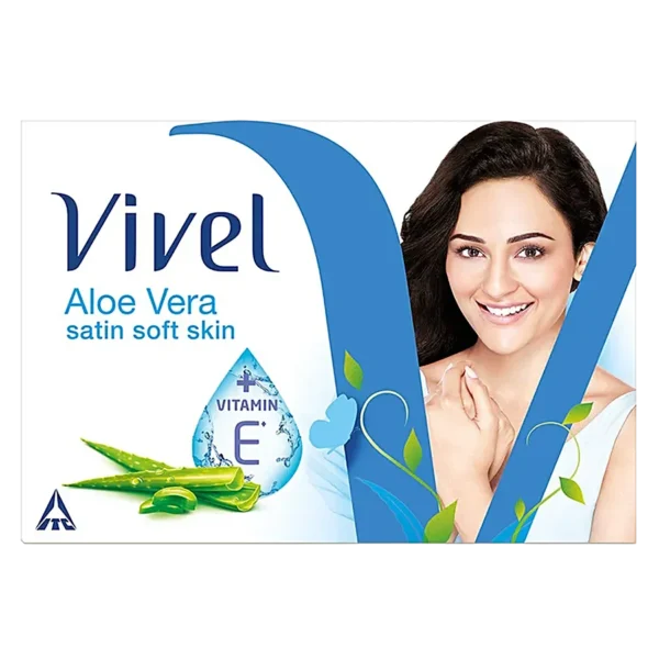 Vivel Aloe Vera Bathing Bar - 100g (Pack of 4)