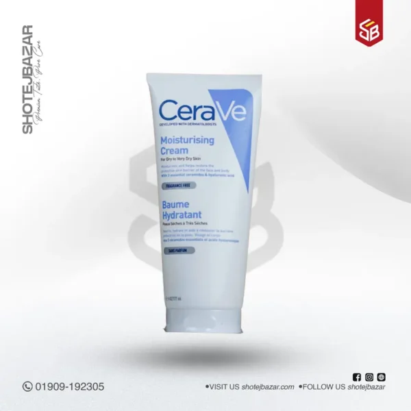 CeraVe Moisturizing Cream 177ml Dry To Very Dry Skin - Image 1
