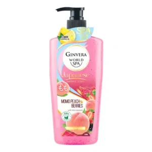 Ginvera World SPA Japanese Momo Peach&Berries Shower Scrub 750ml
