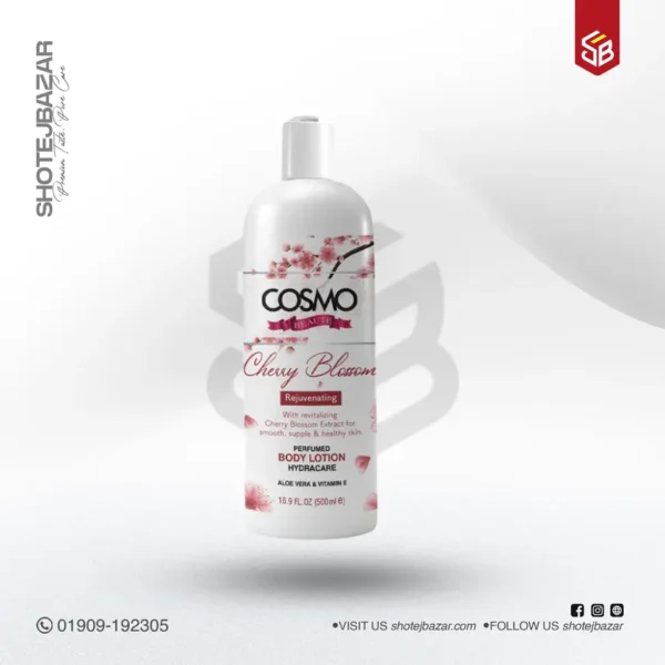 Cosmo Beaute Cherry Blossom Perfumed Body Lotion 500ml - Image 1