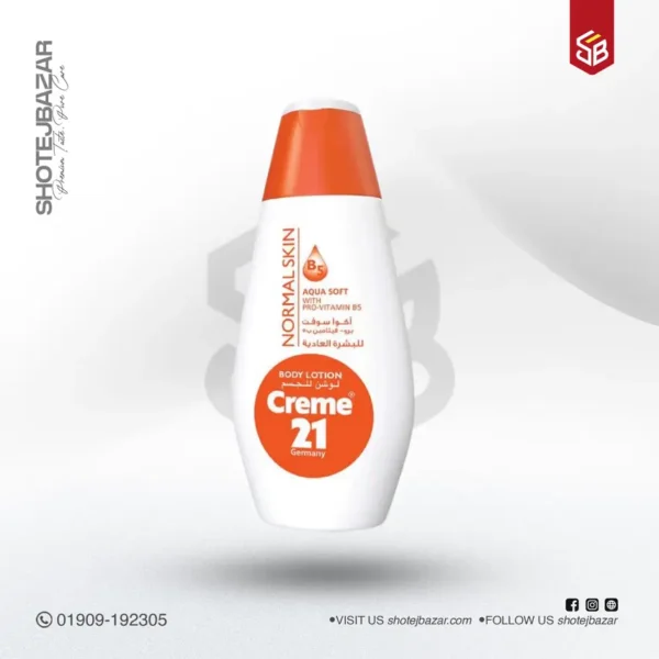 Creme 21 Aqua Soft Pro Vitamin B5 Body Lotion - 400ml - Image 1