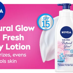 NIVEA Natural Glow Body Lotion 625 ML