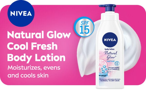 NIVEA Natural Glow Body Lotion 625 ML