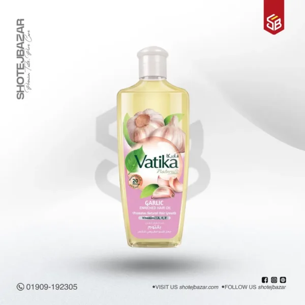 Vatika Garlic Enriched Hair Oil 300ml - Image 1