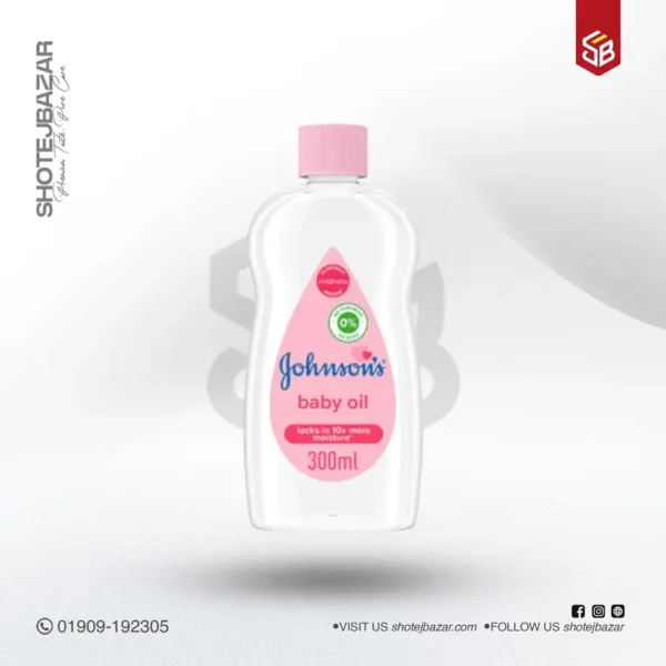 Johnson's Baby Oil 300 ml - Image 1