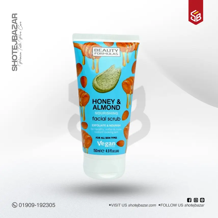 Beauty Formulas Nourishing Honey & Almond Facial Scrub