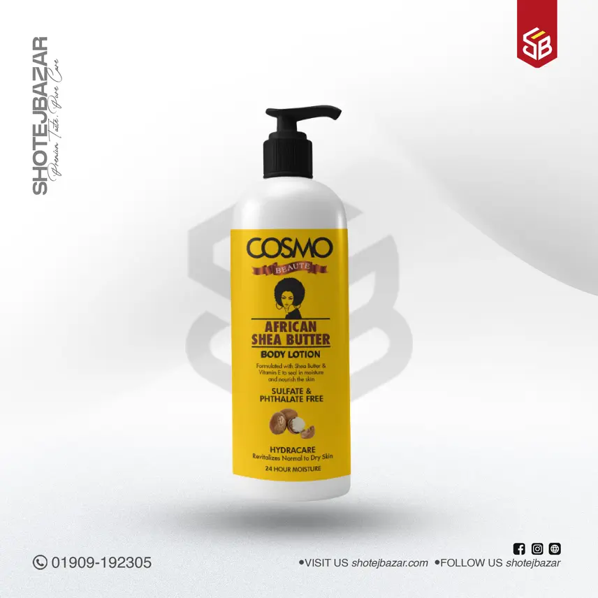 AFRICAN SHEA BUTTER BODY LOTION COSMO BEAUTE – 1000ML