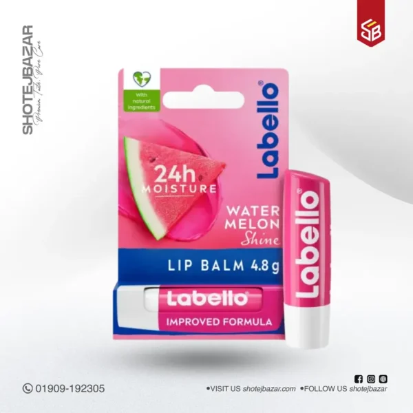 Labello Watermelon Shine Lip Balm - 4.8g - Image 1