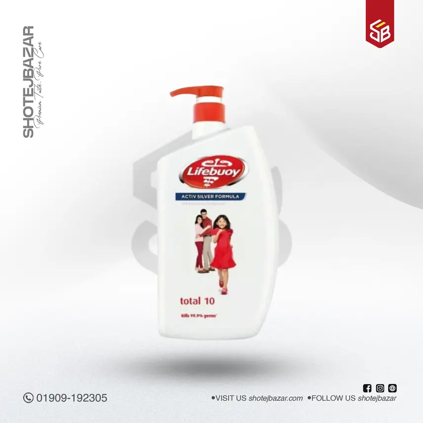 414 Lifebuoy Total 10 Antibacterial Body Wash 950ml - Image 1