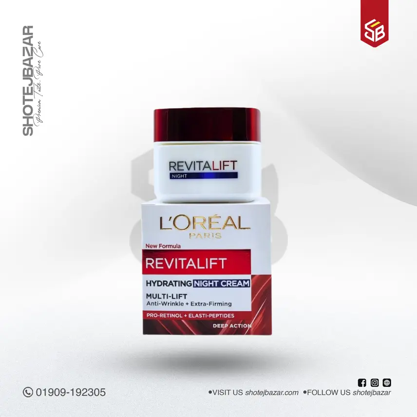 423 Loreal Paris Revitalift Hydrating Night Cream 50ml - Image 1