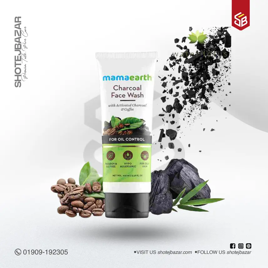 428 Mamaearth charcoal face wash for oil control - Image 1