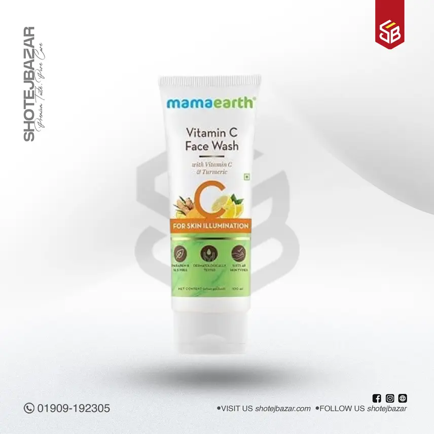 445 Mamaearth Vitamin C Face Wash for Skin Illumination (100ml) - Image 1