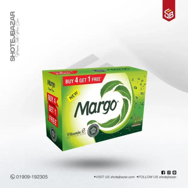 Margo Original Neem Soap (100g*5pcs) - Image 1