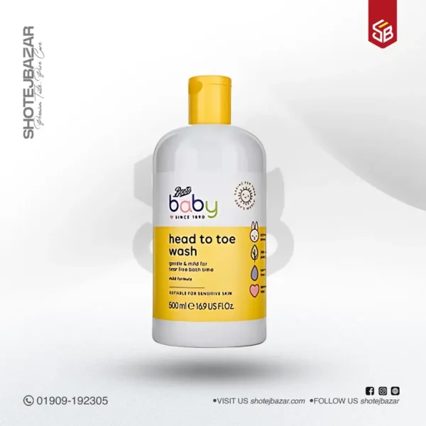 Boots Baby Head To Toe Wash – 500ml