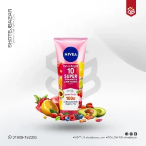 Nivea Extra Bright 10 Super Vitamins & Skin Foods Serum SPF15 180 Ml