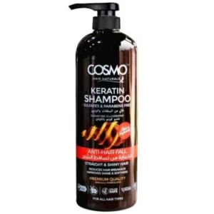 Cosmo Keratin Shampoo for Hair Loss Protection, 1000 ml