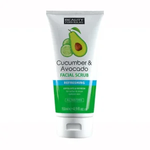 Beauty Formulas Cucumber & Avocado Refreshing Facial Scrub - 150ml
