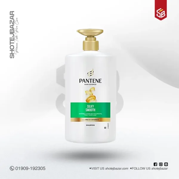 Pantene - Pro-V Advanced Hairfall Solution Silky Smooth Care Shampoo - 1000ml - Image 1