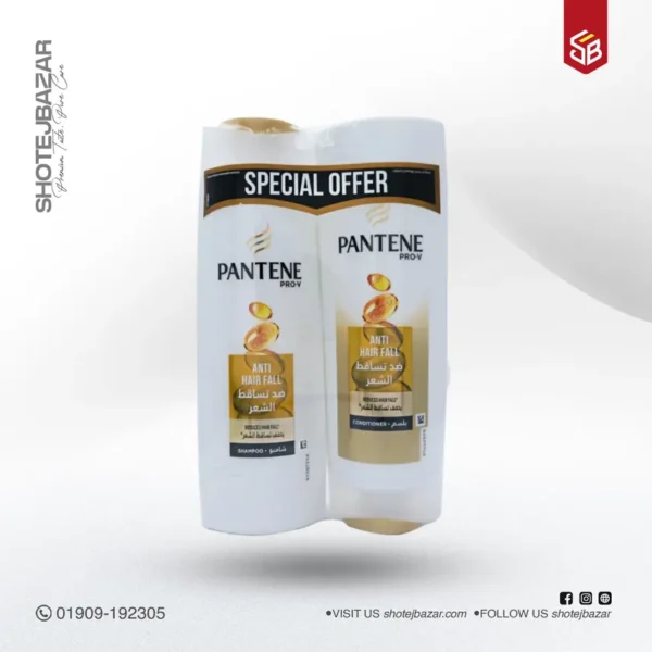 Pantene Anti Hair Fall Shampoo & Conditioner 400ml+360ml - Image 1