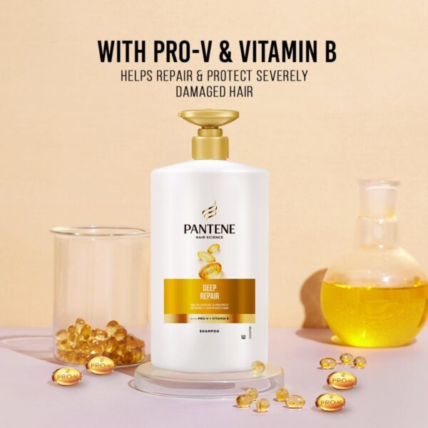 Pantene Hair Science Deep Repair Shampoo with Pro-Vitamins 1L