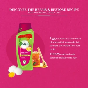 Vatika Repair & Restore Shampoo, 400 ml