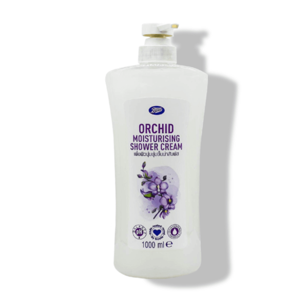 Boots Orchid Moisturising Shower Cream 1000ml - Image 1