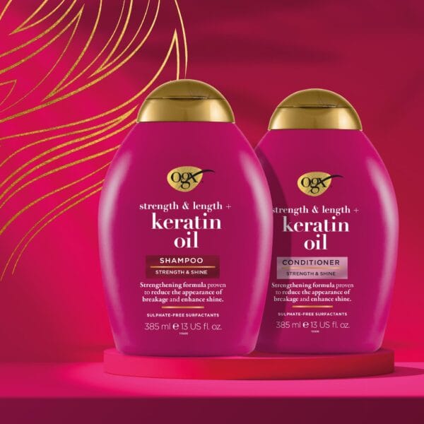 OGX anti-breakage keratin oil shampoo 385 ml