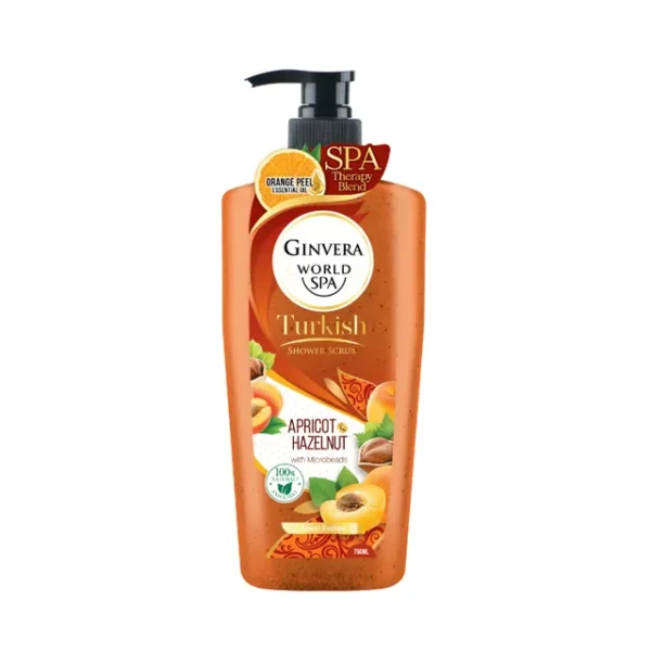 Ginvera Spa Shower Scrub Apricot 750ml