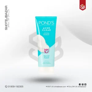 Pond's Acne Clear Facial Foam With Active Thymo-T Essence 100gm