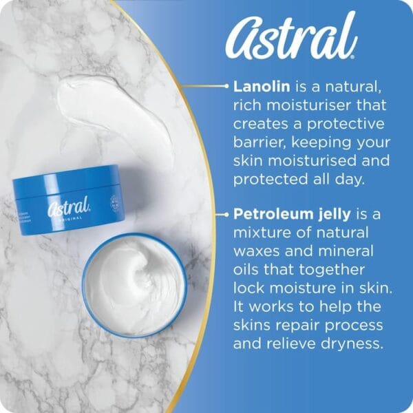Astral Intensive Face & Body Moisturiser Cream - 200ml