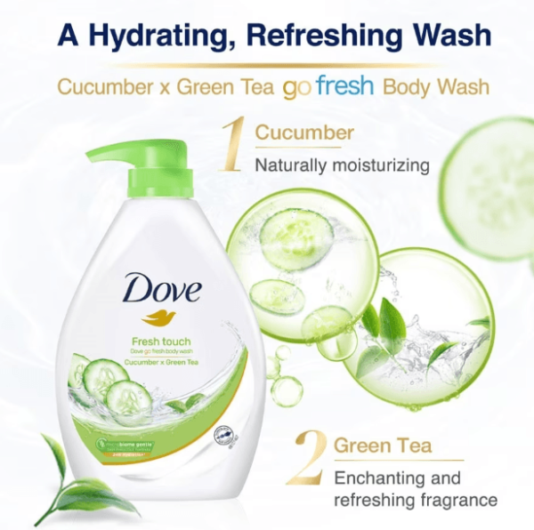 Dove Go Fresh Fresh Touch Shower Gel 1L