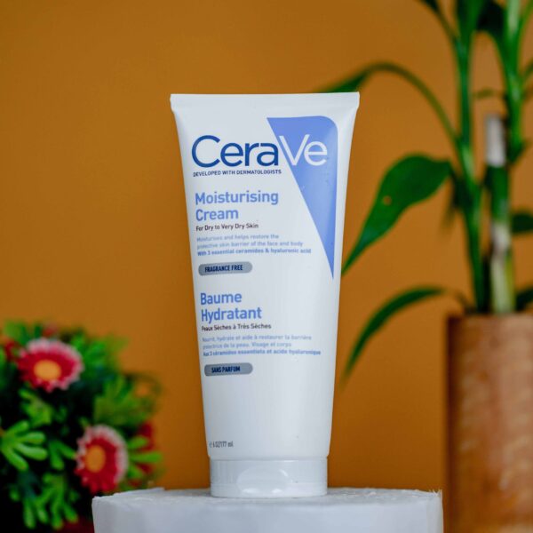 CeraVe Baume Hydratant | 177ml | Crème Hydratante 48h Corps, Visage, Mains à l'Acide Hyaluronique pour Peaux Sèches à Très Sèches