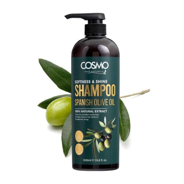 Cosmo Softens & Shine Spanish Olive Oil Shampoo 1000ml