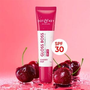 Dot and Key Gloss Boss Lip Balm Vitamin C Plus E Cherry Pop 12 gm